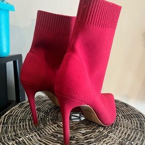 Aldo Red Heel Booties